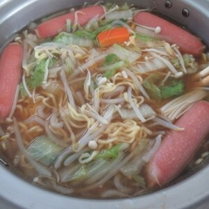 インスタントで簡単！ 野菜たっぷりラーメン